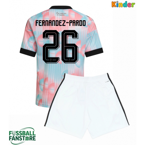 Belgien Matias Fernandez-Pardo #26 Replik Auswärtstrikot Kinder WM 2026 Kurzarm (+ Kurze Hosen)